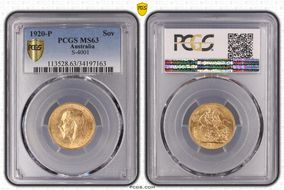 1920-P Sov S-4001 MS63