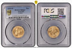 1919-P Sov S-4001 MS63
