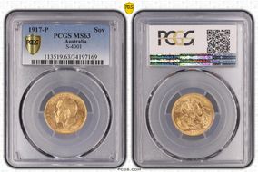 1917-P Sov S-4001 MS63