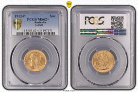 1912-P Sov S-4001 MS62+