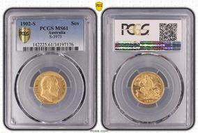 1902-S Sov S-3973 MS61