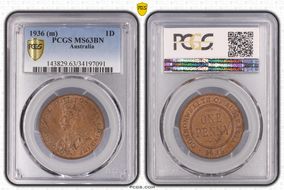 1936 (m) 1D MS63BN