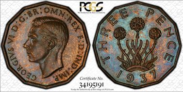 1937 3D S-4112 Nickel-Brass PR65