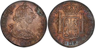 1777-L MJ 8 R Calico-1043 AU58