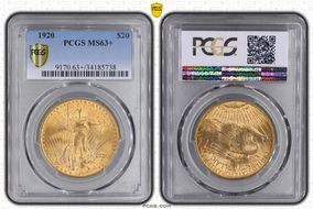 1920 $20 MS63+
