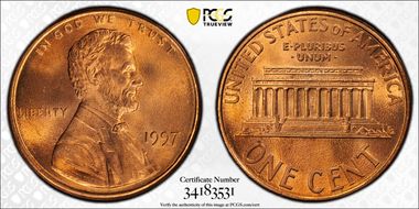 1997 1C FS-101 Doubled Ear MS67RD