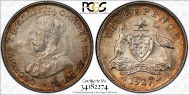 1927(m) 3D MS66