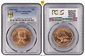 1964 (m) 1D KM-56 MS65RD