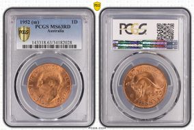 1952 (m) 1D MS63RD