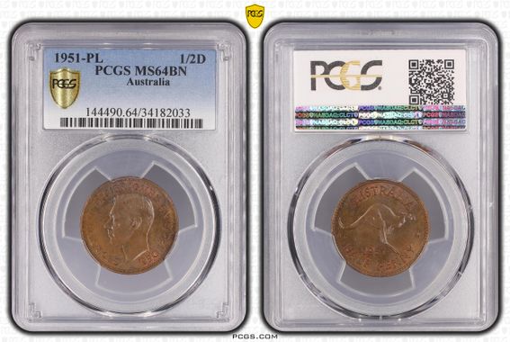 PCGS Certificate Verification Coin Details for Cert #34182033