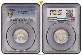 1963(m) Shil MS65