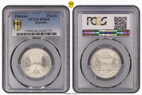 1960(m) Florin MS64
