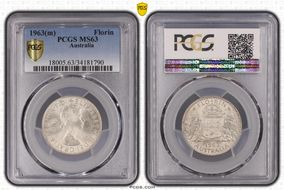 1963(m) Florin MS63