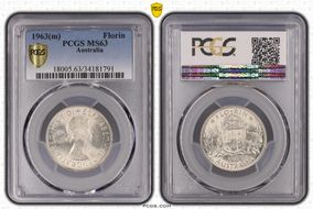 1963(m) Florin MS63