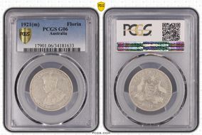 1921(m) Florin KM-27  Ag G6