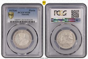 1922(m) Florin KM-27  Ag VF20