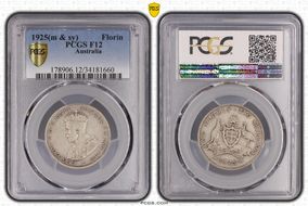 1925(m & sy) Florin F12