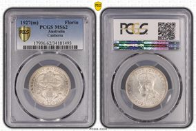 1927(m) Florin Canberra  KM-31 MS62