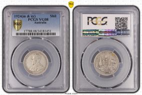 1924(m & sy) Shil VG8