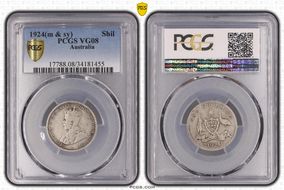 1924(m & sy) Shil VG8