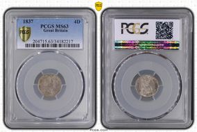 1837 4D S-3837 MS63