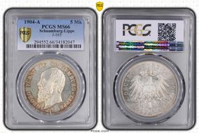 1904-A 5 Mk J-165 MS66