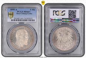 1895-A 5 Mk J-146 MS64+