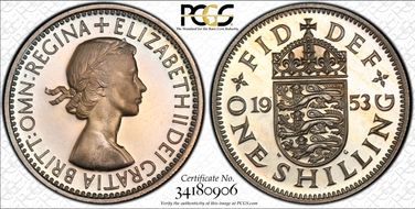1953 Shil S-4139 English Rev PR66CAM