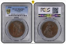 1826 1D S-3823 MS65BN