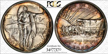 1926-S 50C Oregon MS64