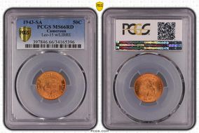 1943-SA 50C Lec-15 w/LIBRE MS66RD