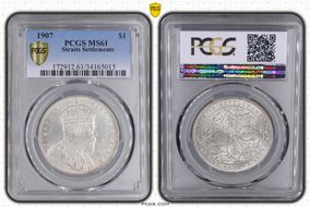 1907 $1 Prid-5 MS61