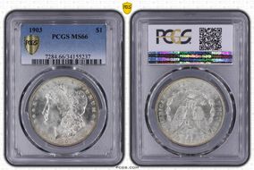 1903 $1 MS66