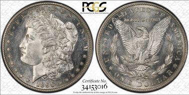 1890-S $1 MS64