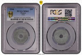 1944 20C Gad-321 F-153 Zinc MS63