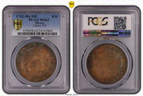 1742-Mo MF 8 R Yon-M8-42 Calico-1461 MS62