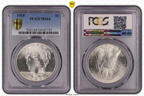 1924 $1 MS64