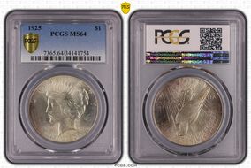 1925 $1 MS64