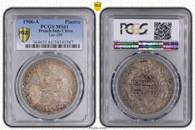 1906-A Piastre Lec-289 MS61