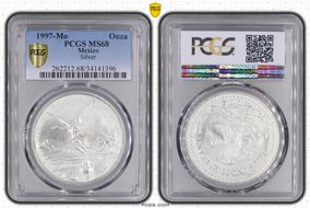 1997-Mo Onza Libertad Ag MS68