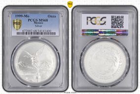 1999-Mo Onza Libertad Ag MS68