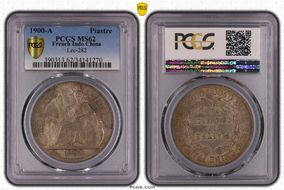 1900-A Piastre Lec-282 MS62