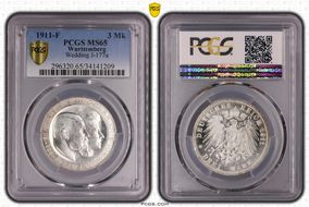 1911-F 3 Mk Wedding J-177a MS65