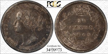 1862 10C AU50