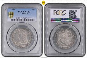 1830 50C Small 0 AU53