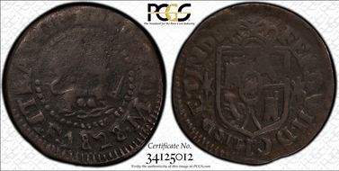 1828-M F Quarto Calico-93 VF20BN