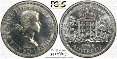 1958(m) Florin PR65