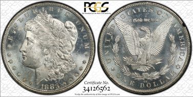 1883-CC $1 GSA Hoard MS63PL
