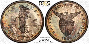 1905 Peso PR68