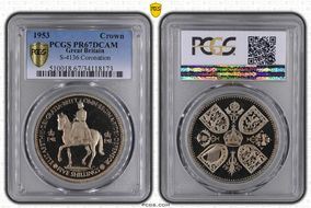 1953 Crown S-4136 Coronation PR67DCAM